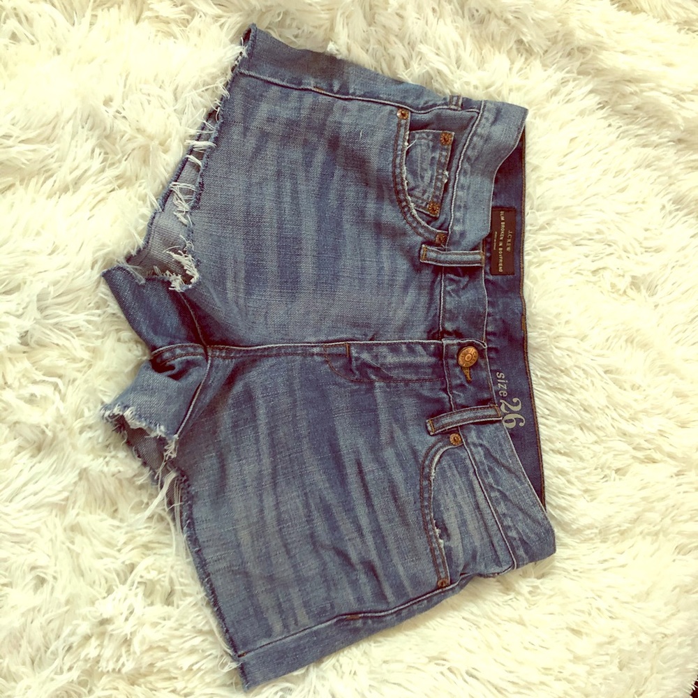 Size 26 J.Crew Cut off Shorts
